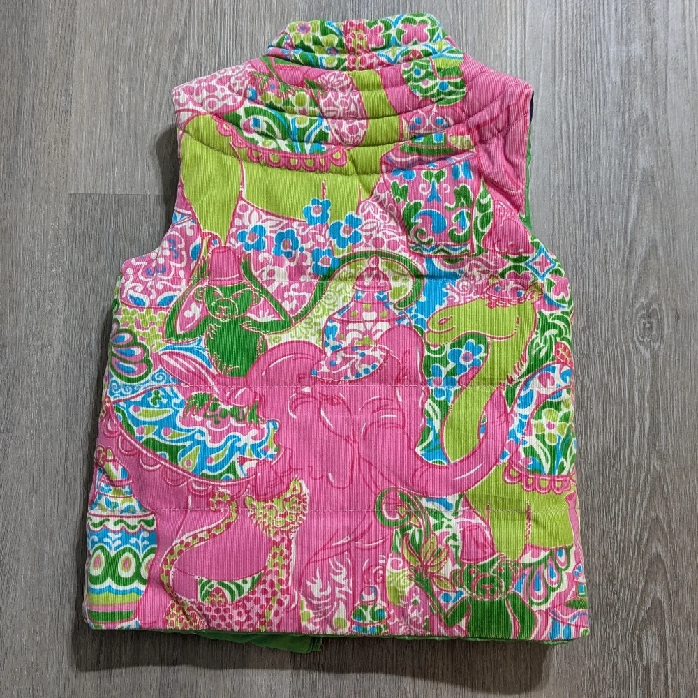 Lilly Pulitzer Reversible Colorful Kids Vest - 7 - Preloved - Picture 8 of 13